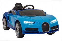 Bugatti Chiron dziecięcy samochodzik elektryczny niebieski z pilotem