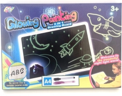 Świecąca w ciemności tabliczka do rysowania A4 dla dzieci