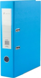 Segregator na dokumenty A4 80 mm niebieski z mechanizmem dźwigniowym
