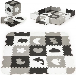 Piankowa mata ECOTOYS z płotem i basenem z 25 części