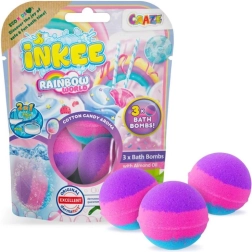Inkee musujące bomby Rainbow World 3x