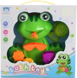 Żaba do wody z przyssawkami i konewką w kształcie rybki