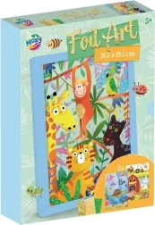 MOXY kreatywny zestaw Foil Art – zwierzęta