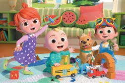 Puzzle 24 elementy Maxi COCOMELON Gotowi na przygodę