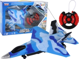 Pilotowany zdalnie myśliwiec z efektami dźwiękowymi i świetlnymi