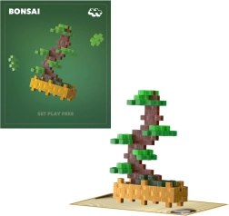 Plus-Plus kwiaty zielona bonsai zestaw konstrukcyjny