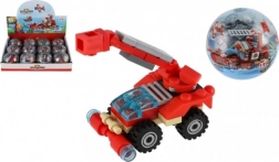 Pojazdy interwencyjne Strażacka konstrukcyjna zabawka w plastikowej kuli