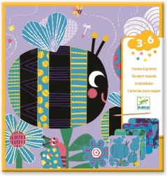 Obrazki do wyskrobywania Przyjaciele z owadów