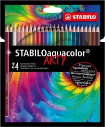Zestaw akwarelowych kredek Stabilo Aquacolor Arty 24 szt.