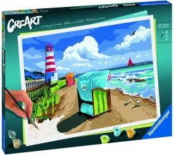 creart wakacje nad Bałtykiem – malowanie po numerach (premium series b)