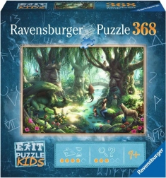 Ravensburger Exit Kids puzzle: magiczny las, 368 elementów