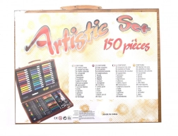 Drewniany kuferek malarski 150 szt.