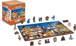 Drewniane puzzle Śniadanie w Paryżu 2w1