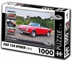 Puzzle Retro-auta Fiat 124 Spider (1973) – 1000 elementów