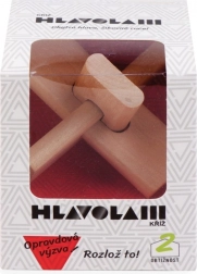 Drewniana łamigłówka Krzyż