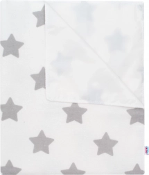 Nieprzemakalna flanelowa podkładka NEW BABY gwiazdki