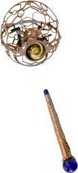 Latająca kula z magiczną różdżką na zdalne sterowanie 13 cm