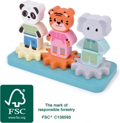 Drewniana układanka Przyjaciele z dżungli SMALL FOOT