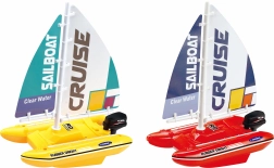 Łódź katamaran na baterie