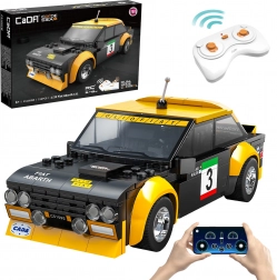 Klocki CaDA RC samochód wyścigowy FIAT ABARTH 131, 216 elementów, Dual Mode