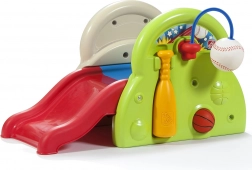 Dziecięce Centrum Zabaw STEP2 ze zjeżdżalnią, koszykówką i baseballem