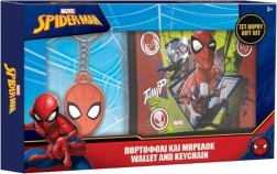 Dziecięcy portfel z brelokiem na klucze Spider-Man