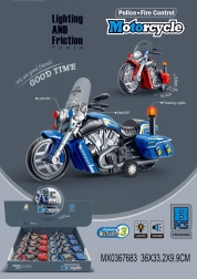 Motocykl z efektami świetlnymi i dźwiękowymi