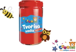 Zestaw kreatywny w plastikowym pojemniku 12 × 21 cm