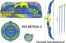 Dziecięcy zestaw łuczniczy z łukiem i 3 strzałami