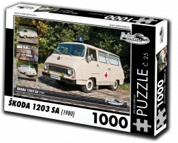 Puzzle Retro-Auta Škoda 1203 SA 1000 elementów