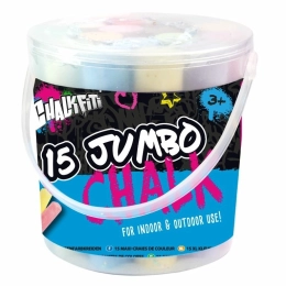Kreda Jumbo w wiaderku 15 kolorów