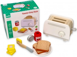 Drewniany toster dla dzieci – szary