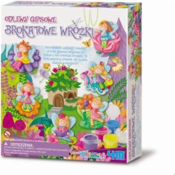 Zestaw do tworzenia gipsowych odlewów – brokatowe wróżki
