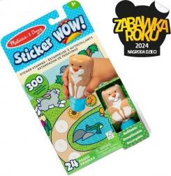 Naklejka WOW! Króliczek z pieczątkami