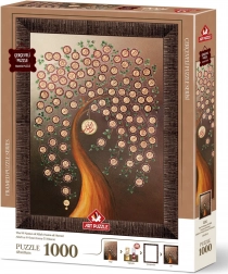 Puzzle z ramką i klejem 3v1 99 imion Allaha 1000 elementów
