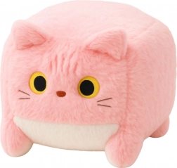 Różowy pluszowy przytulak w kształcie kostki