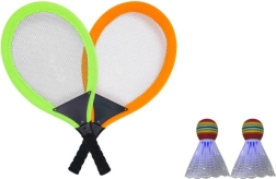 SPORTO badminton ze świecącym koszyczkiem