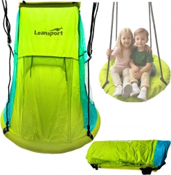 Zielony namiot na huśtawkę typu Gniazdo