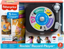 Gramofon dla najmłodszych FISHER-PRICE – interaktywne dziecięce radio