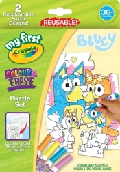 Crayola kolorowanka-puzzle Bluey 12 elementów
