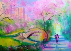 Puzzle Spacer w parku 1000 elementów ENJOY