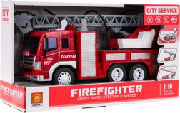 Jednostka strażacka ze światłami, dźwiękiem i wodą 1:16