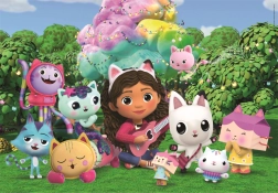 Puzzle Gabinin magiczny domek: W ogrodzie MAXI 24 elementy