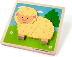 Puzzle do wkładania Owca od Bigjigs Toys