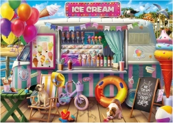 Puzzle EDUCA – wóz z lodami, 500 elementów