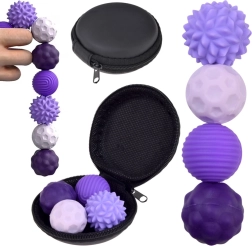 Magnetyczne antystresowe sensoryczne piłeczki fidget (4 szt.) z etui