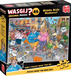 Puzzle JUMBO WASGIJ 46 Szaleństwo środkowej uliczki 1000 elementów