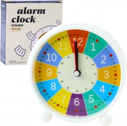 Kolorowy dziecięcy budzik bez tykania
