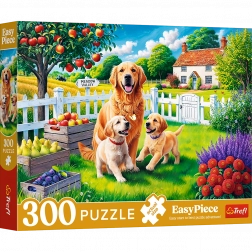 Puzzle - 300 elementów - Psy na wsi Trefl