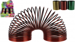 Plastowa spirala z metalicznym efektem